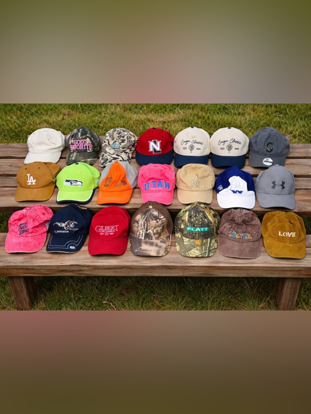 Assorted Baseball Caps - Multicolor Mix
